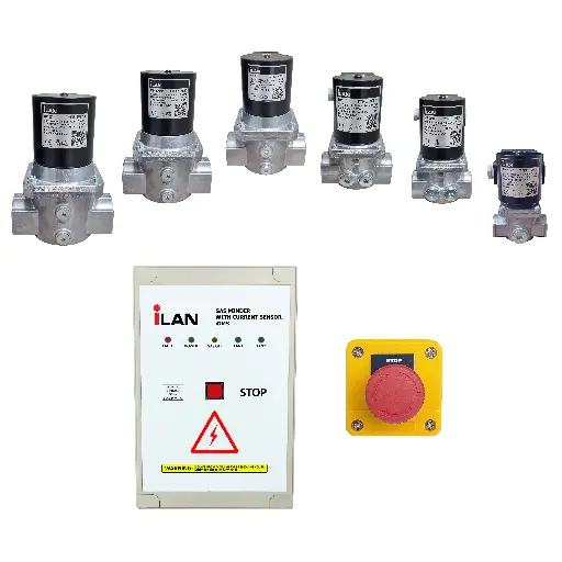iLAN Gas Interlock System with Built-in Fan Current Sensors